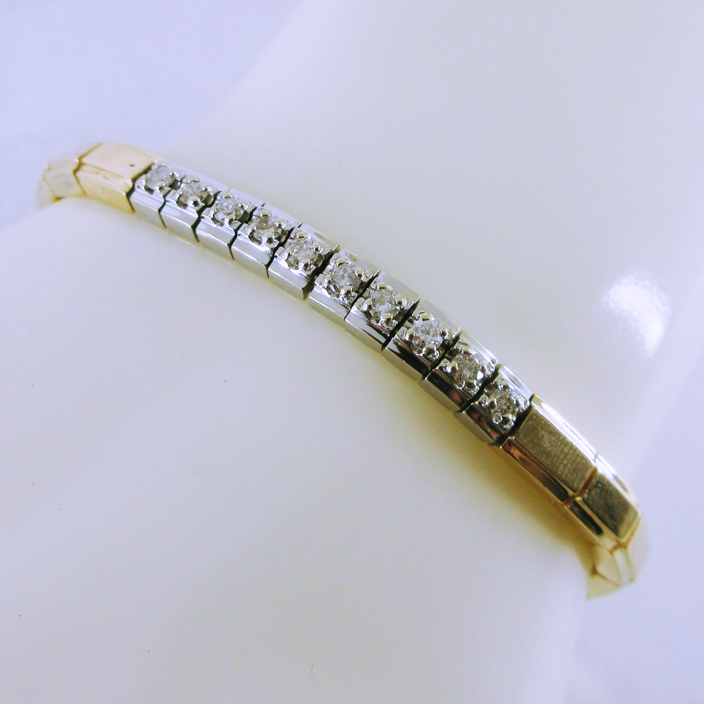 14K Yellow Gold Diamond Bracelet
