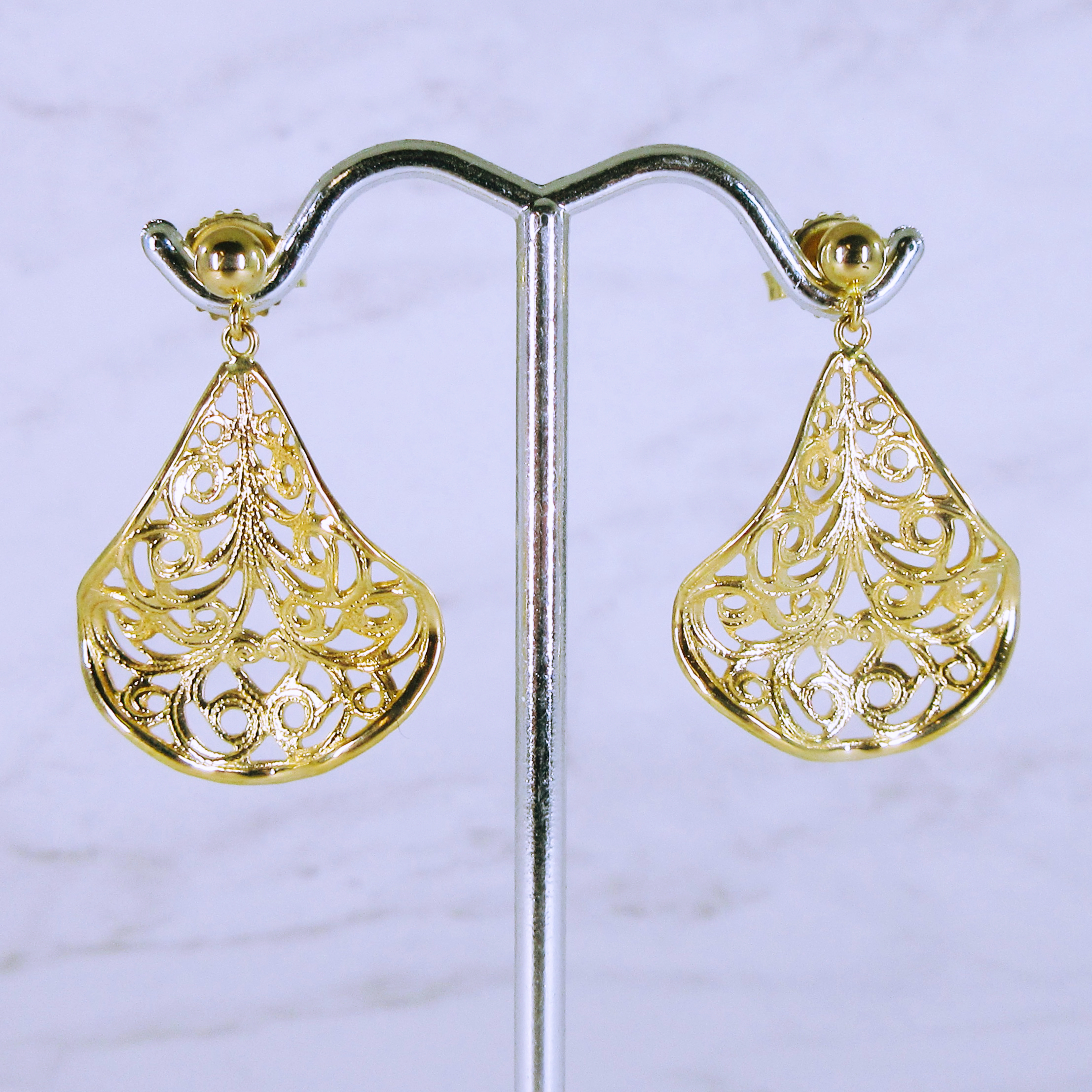14K Yellow Gold Earrings