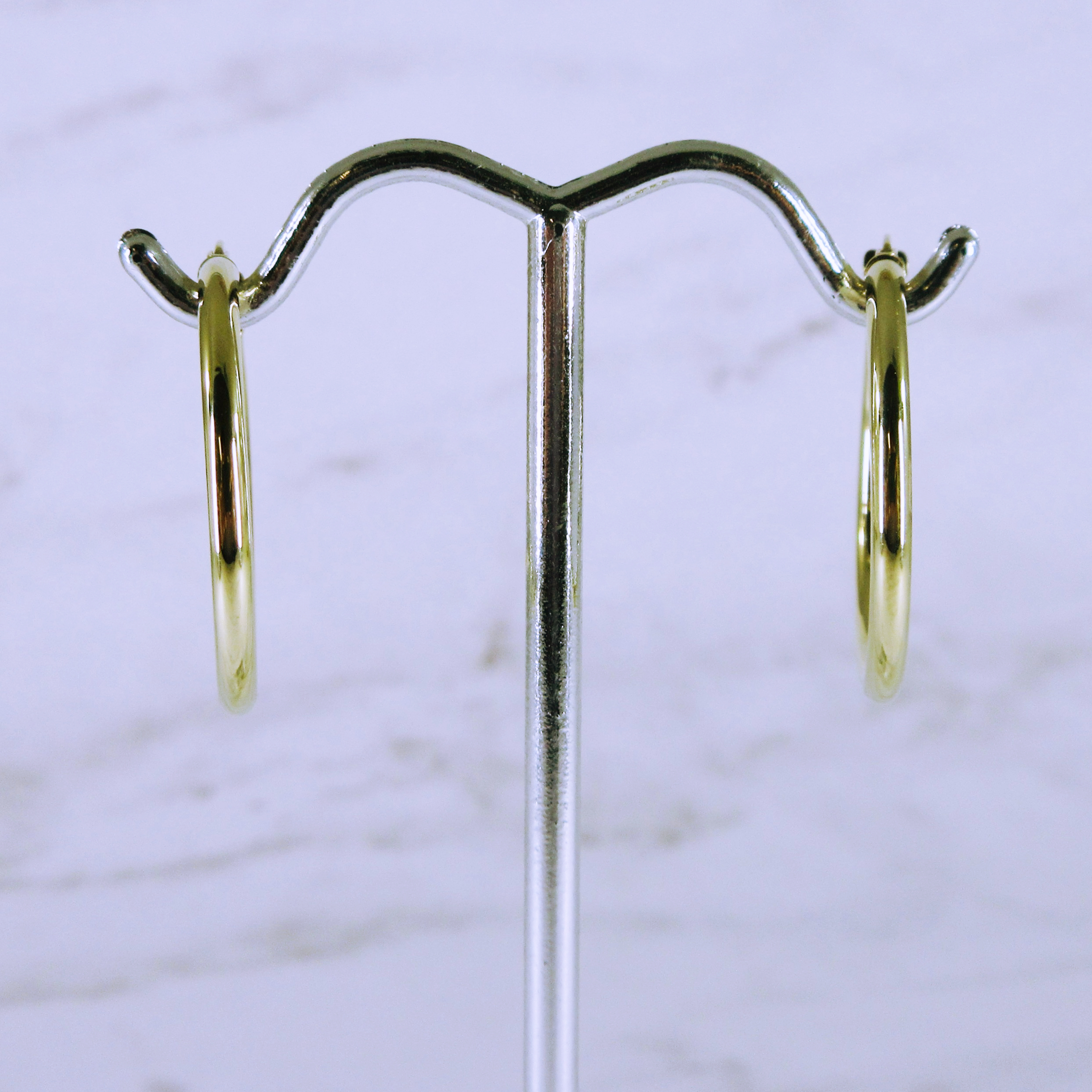 10K Yellow Gold Hoop Earrings