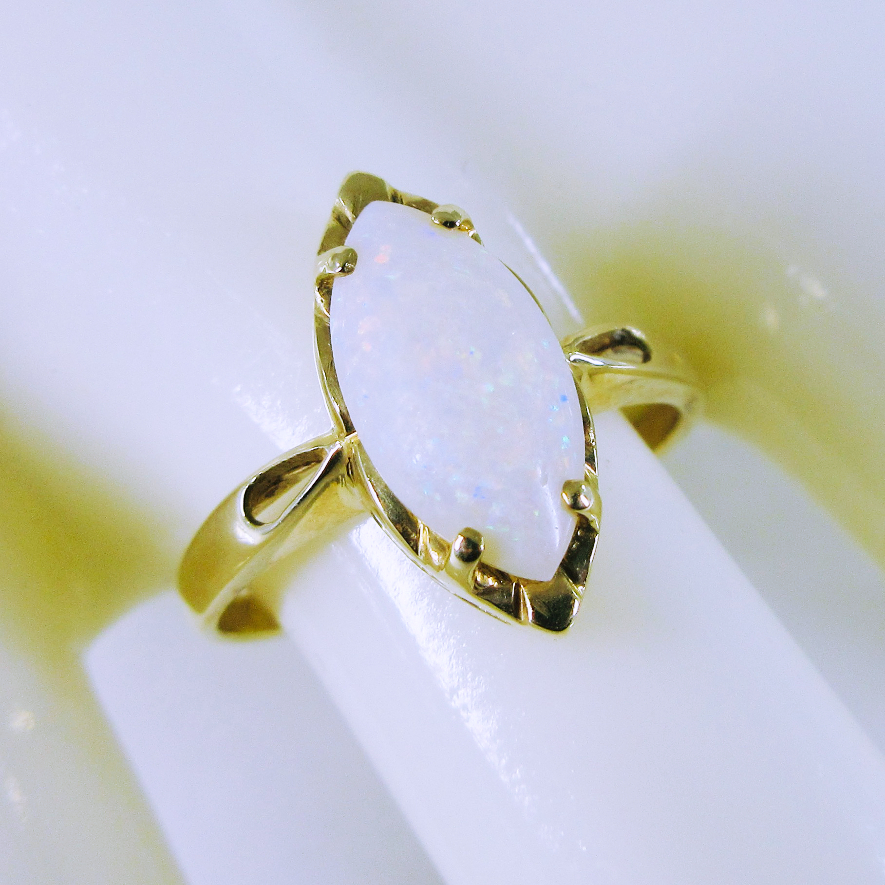 10K Yellow Gold Opal Ring