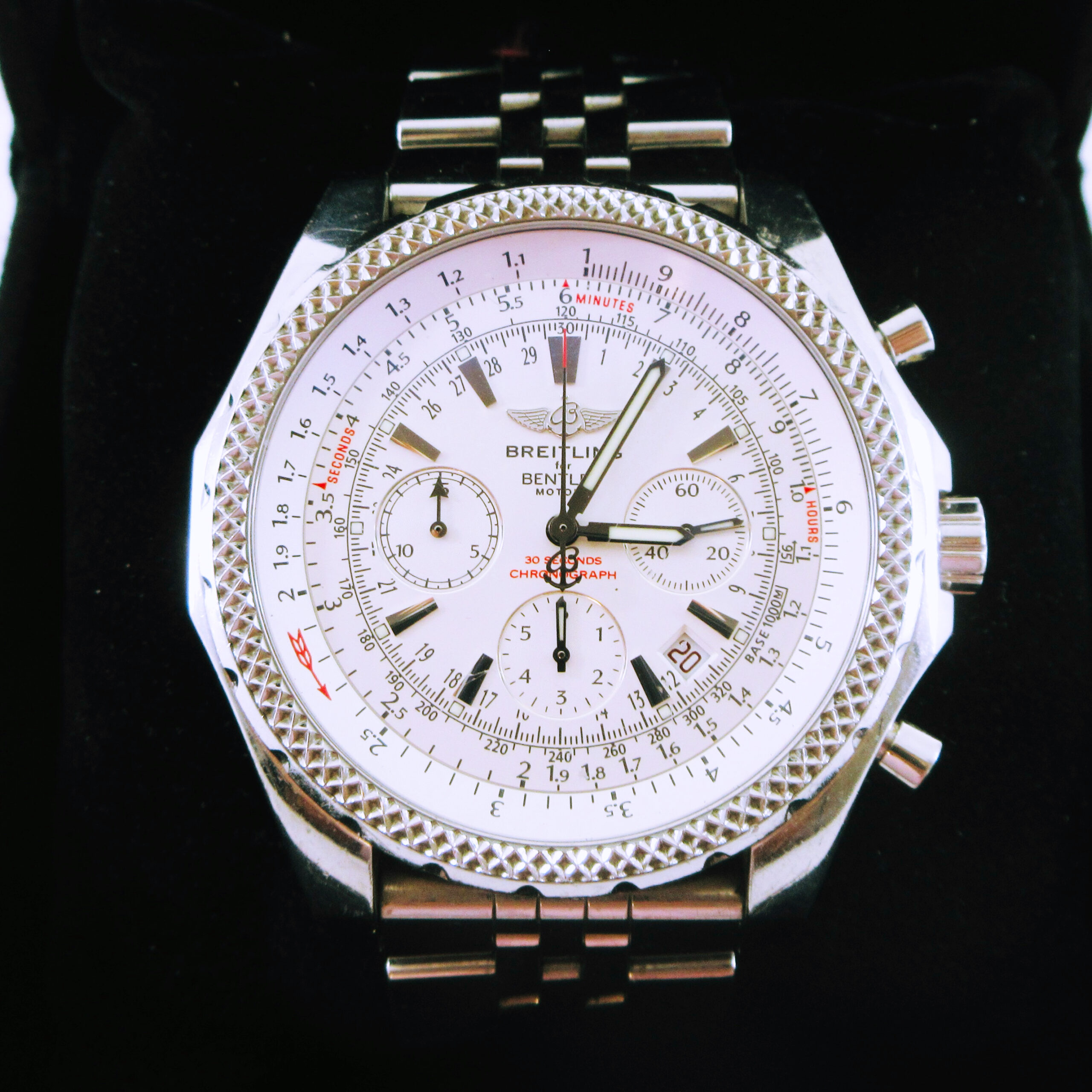 Men's Breitling for Bentley Automatic Chronograph White Watch