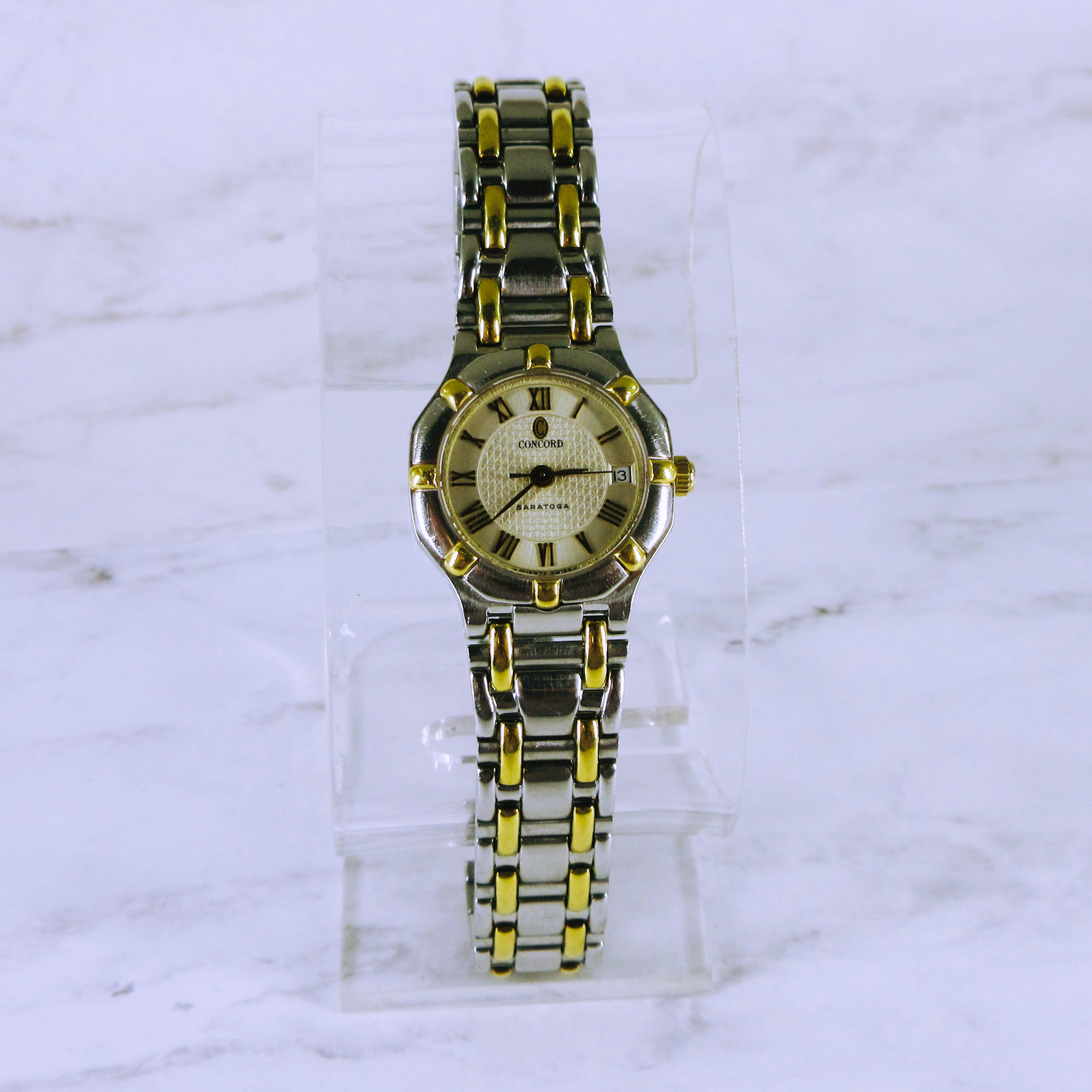 Women's Concord Silver and Gold Saratoga Watch