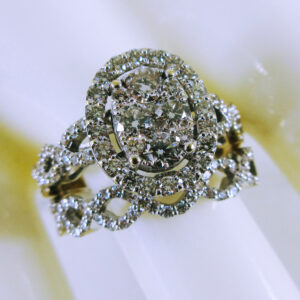 18K White Gold 2-Ring Diamond Bridal Set