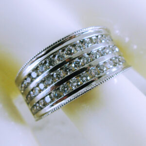 14K White Gold Diamond Ring