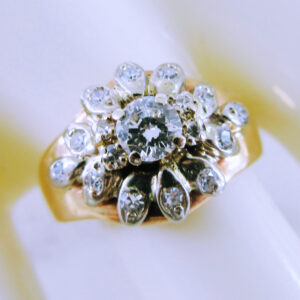 10K Yellow Gold Diamond Ring