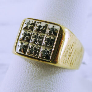 10K Yellow Gold Diamond Ring