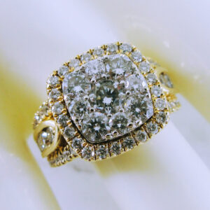 14K Yellow Gold Diamond Ring