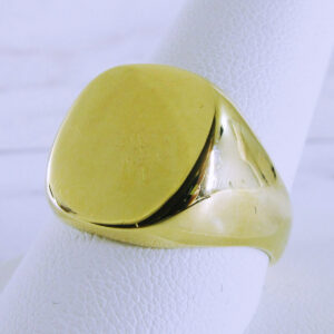 14K Yellow Gold Signet Ring