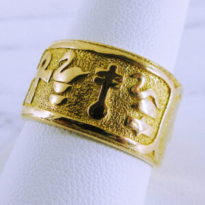 18K Yellow Gold Toni Cavelti Ring
