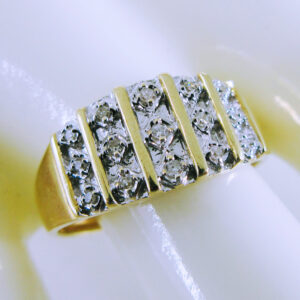 10K Yellow Gold Diamond Ring