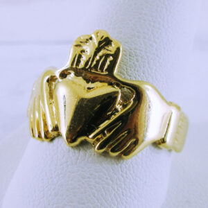 Men's 10K Yellow Gold Claddagh Ring