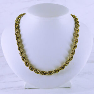 14K Yellow Gold 23" Rope Chain