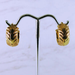 14K Rose Gold Hoop Earrings
