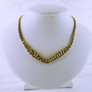 14K Yellow Gold Fancy 17" Necklace