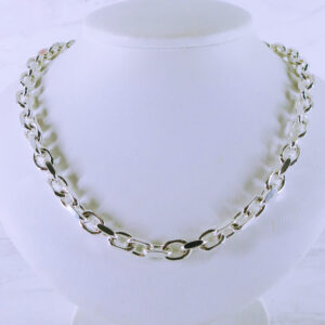 [NEW] Sterling Silver 20" Cable Link Chain