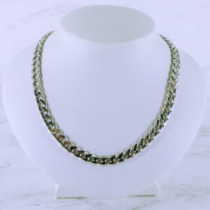[NEW] Sterling Silver 28" Curb Link Chain