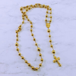 18K Yellow Gold Rosary