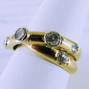 10K Yellow Gold Diamond Ring