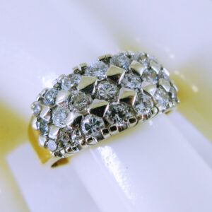 14K Yellow Gold Diamond Ring