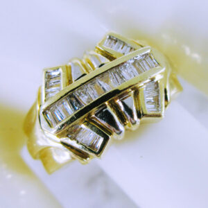 14K Yellow Gold Diamond Ring