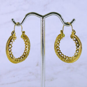 10K Yellow Gold Hoop Earrings
