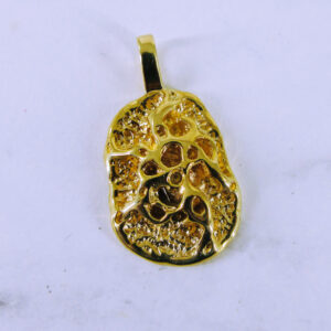 10k Yellow Gold Nugget Pendant