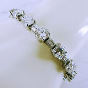 18K White Gold Diamond Tennis Bracelet