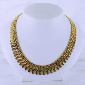 14K Yellow Gold 17" Fancy Chain