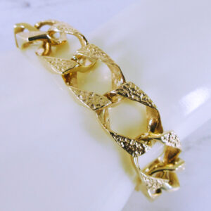 10K Yellow Gold Curb Link Bracelet