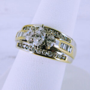 14K Yellow Gold Diamond Wedding Ring